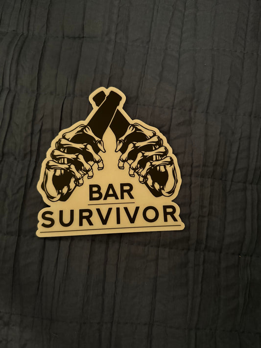 Bar Survivor Sticker