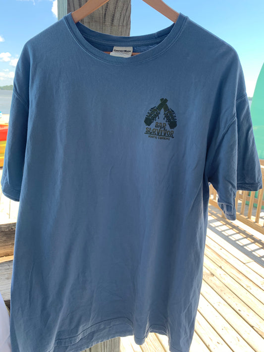 Outer Banks Bar Survivor T-Shirt in Saltwater- New Arrival